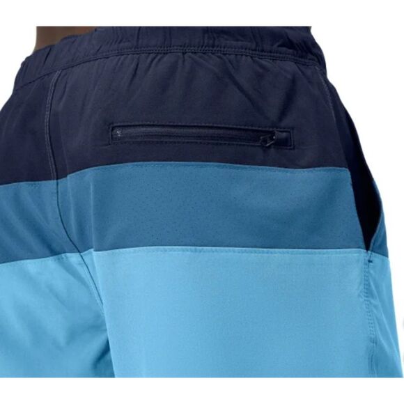 SPEEDO Colorblock Volley Swim Shorts Sz S (30-32) Blue Stripe Trunk Swimsuit NWT - Picture 3 of 11